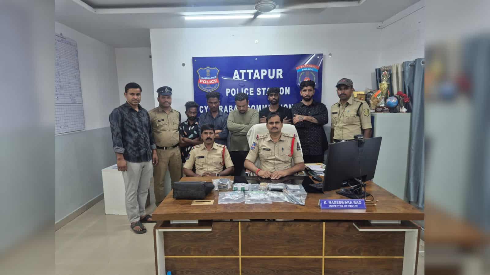 హైదరాబాద్లో నార్కోటిక్స్ రింగ్ బస్ట్, ఐదు అరెస్ట్