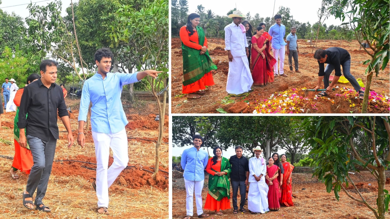 50వ ఏట అడుగుపెట్టిన కేటీఆర్: కేసీఆర్ ఆశీర్వాదం