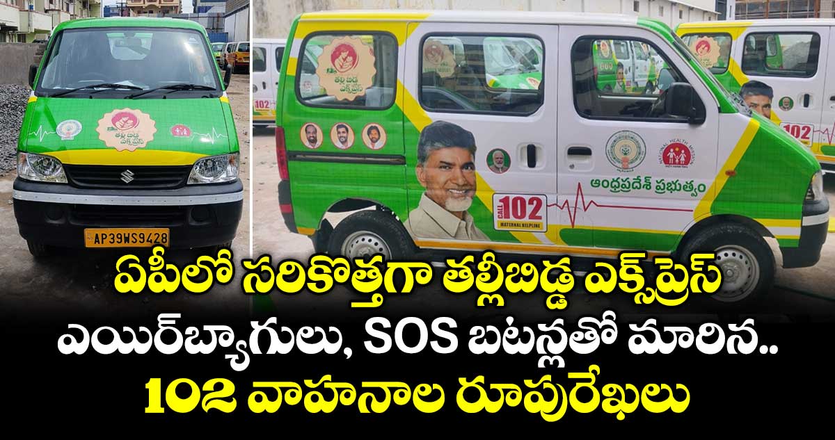 ఏపీలో అత్యాధునిక తల్లీబిడ్డ ఎక్స్ప్రెస్: ఆగస్టు 11న ప్రారంభం