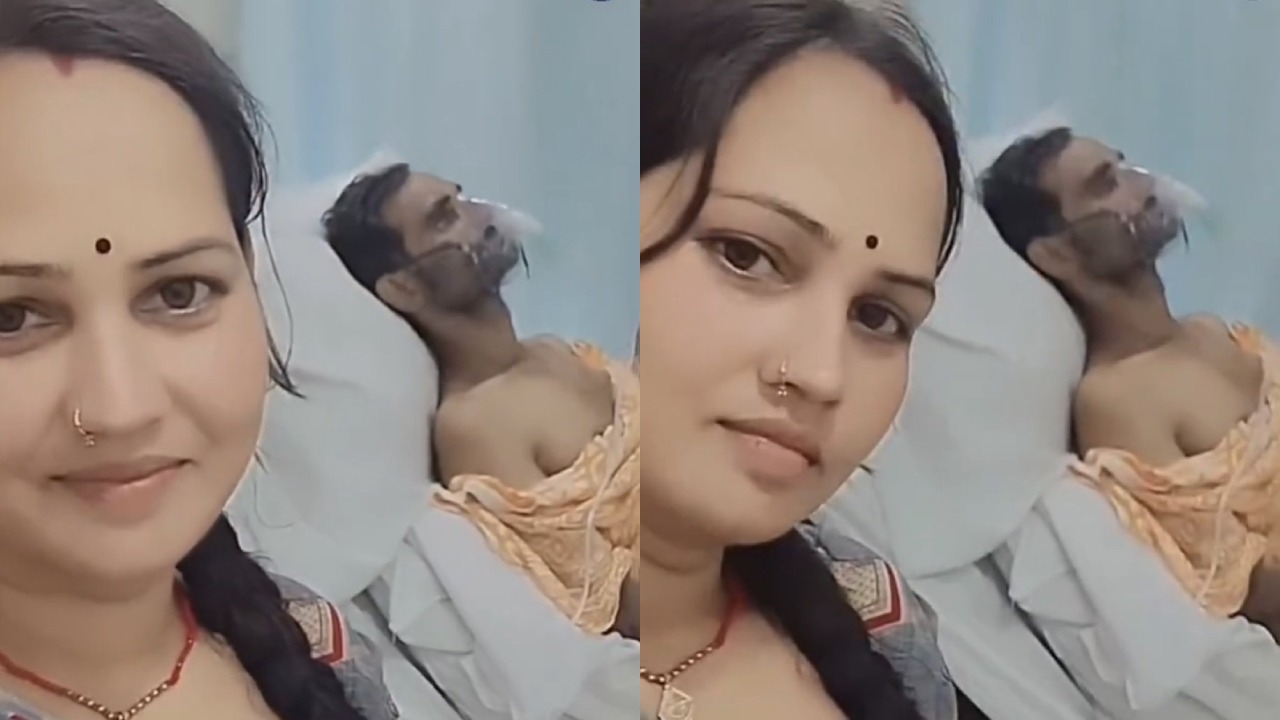 ఆస్పత్రిలో భర్త బాధ.. పక్కనే భార్య రీల్స్ డ్యాన్స్