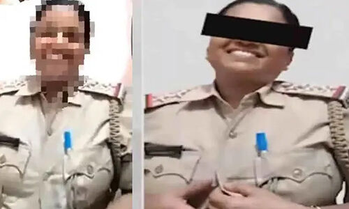 ఖైదీతో ప్రేమాయణం.... మహిళా ఎస్ఐ అర్ధనగ్న వీడియో వైరల్