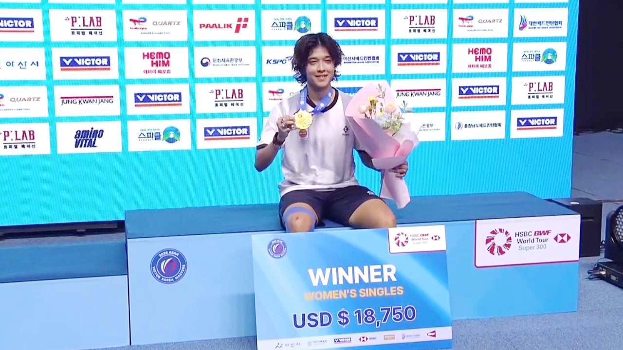 కొరియా మాస్టర్స్ విజేత అష్మిత చాలిహా: తొలి BWF టైటిల్ కైవసం