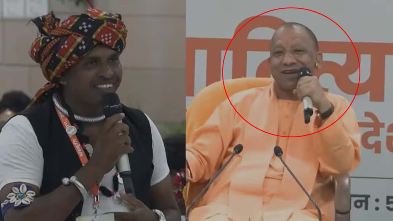 లక్నోలో కళాకారులతో సీఎం యోగి ఆదిత్యనాథ్ సరదా సంభాషణ