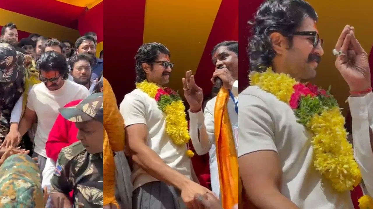 లాల్ దర్వాజా అమ్మవారిని దర్శించుకున్న విజయ్ దేవరకొండ