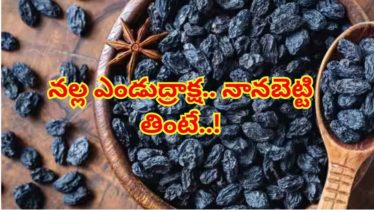 నల్ల కిస్‌మిస్‌తో ఆరోగ్య ప్రయోజనాలు: రోజుకు 15 వరకు తినండి