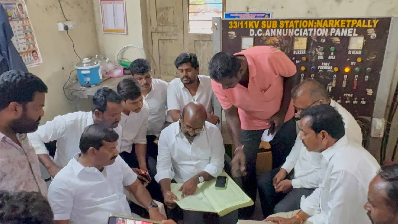 రైతులకు 24 గంటల విద్యుత్ ఇవ్వాలి: మాజీ ఎమ్మెల్యే చిరుమర్తి లింగయ్య
