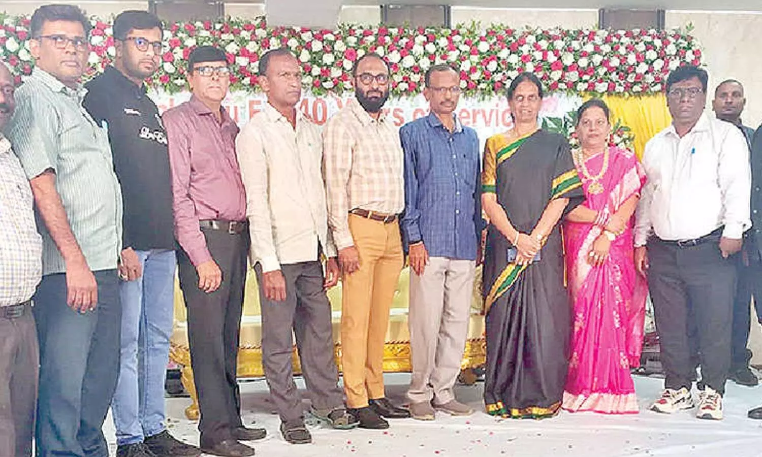 సద్గుణ పదవీ విరమణ, తెలంగాణ జాతీయ సంఘం గౌరవించింది