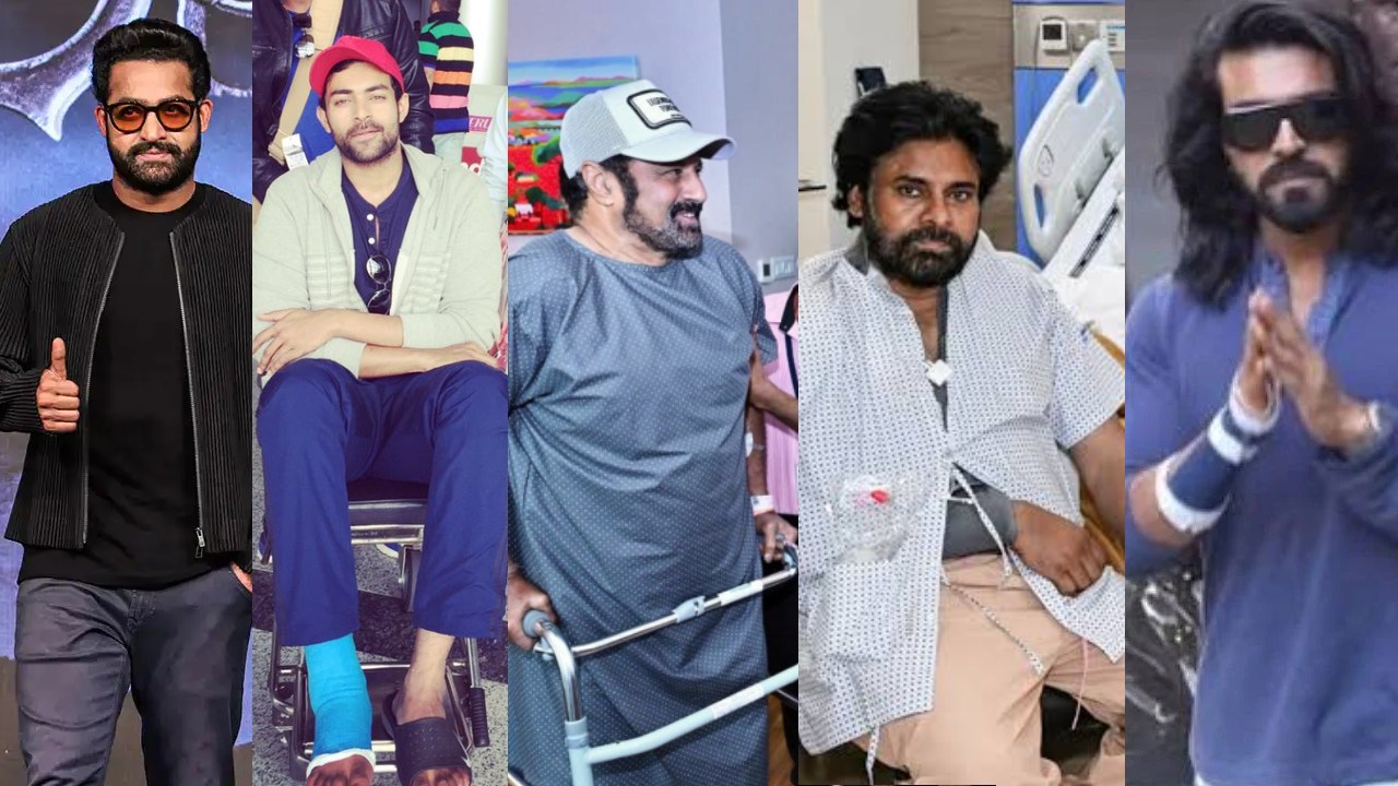 టాలీవుడ్ హీరోల వరుస గాయాలు: షూటింగ్‌లకు బ్రేక్