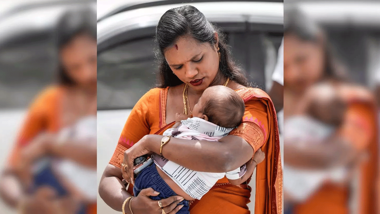 తమిళనాడు అసెంబ్లీకి పసిబిడ్డతో వచ్చిన TVK ఎమ్మెల్యే పల్లవి