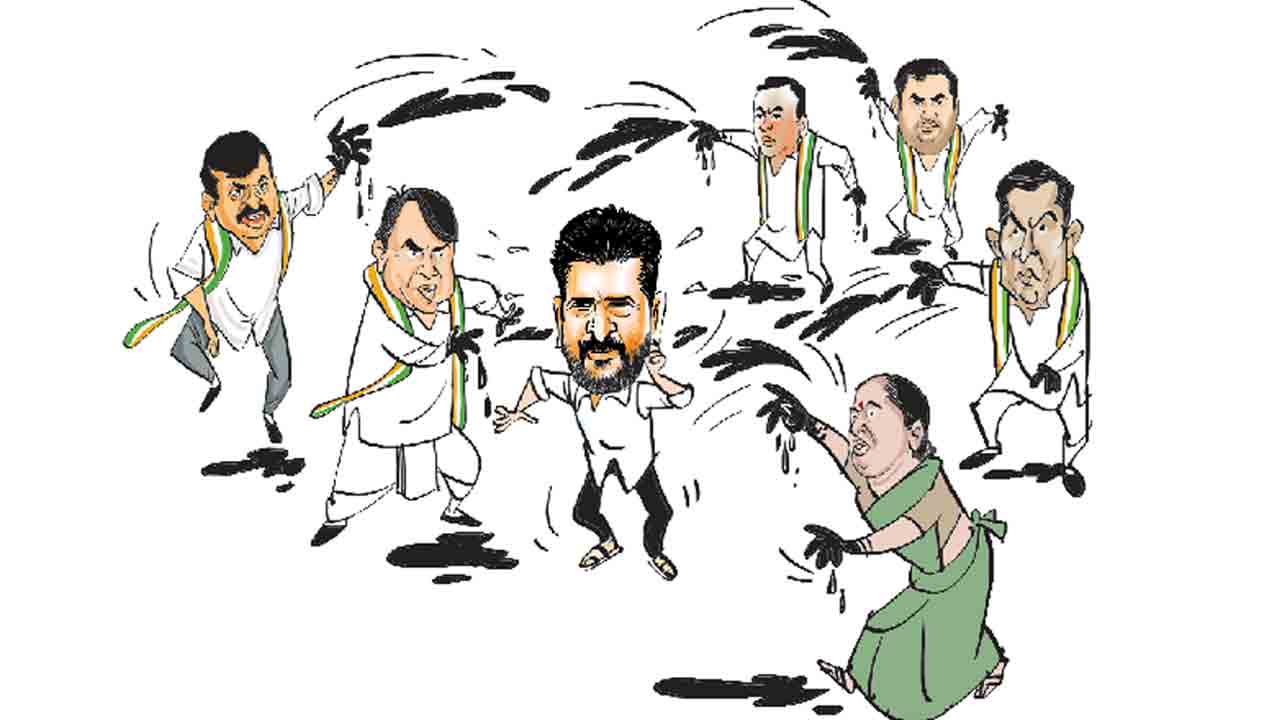 తెలంగాణ కాంగ్రెస్లో అంతర్గత విభేదాలు, మంత్రుల మధ్య ఆధిపత్య పోరు