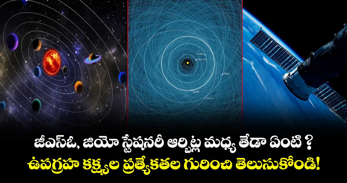 ఉపగ్రహ కక్ష్యలు: భూమి చుట్టూ తిరిగే మార్గాల ప్రత్యేకతలు ఇవే