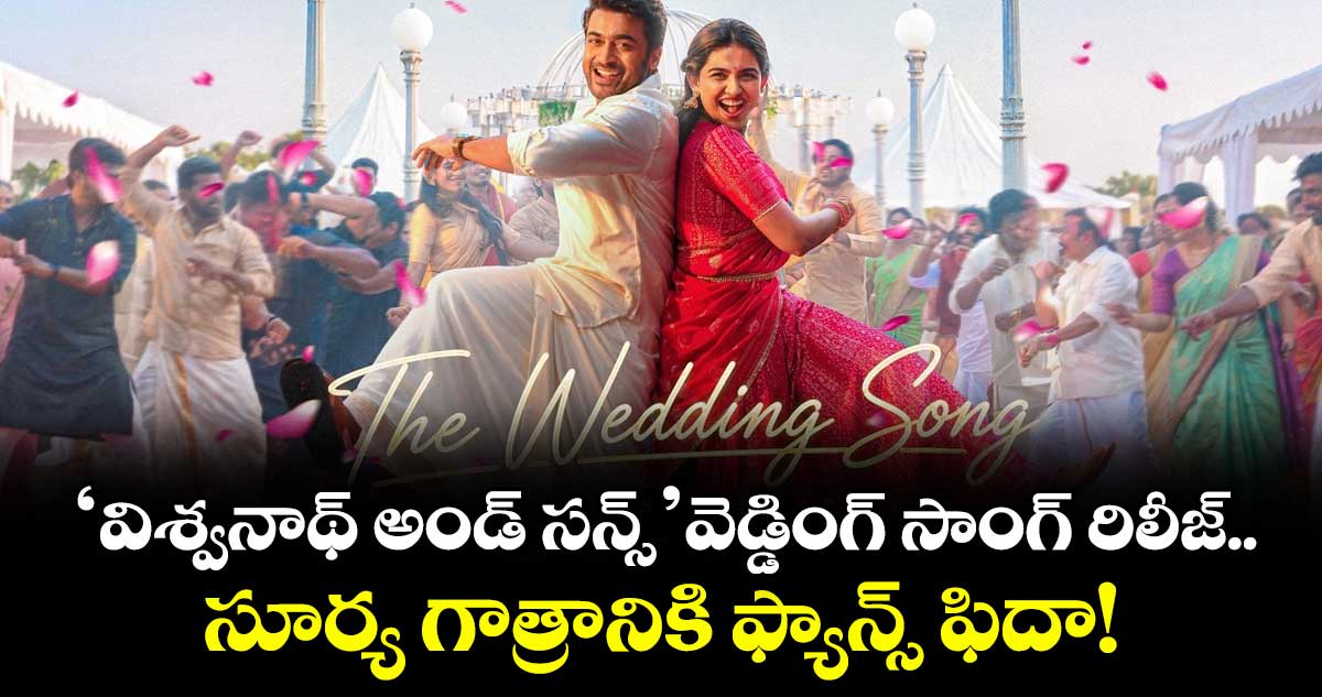 'విశ్వనాథ్ అండ్ సన్స్' వెడ్డింగ్ సాంగ్: సూర్య గాత్రానికి ఫిదా