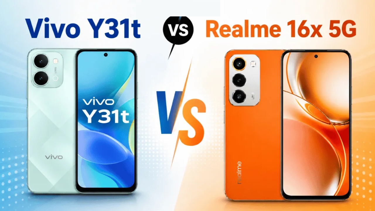Vivo Y31t vs Realme 16x 5G : ఒకే ధర.. రెండు 5G ఫోన్లు.. రూ.25,999 బడ్జెట్లో ఏది కొనాలి? ఫుల్ డిటెయిల్స్